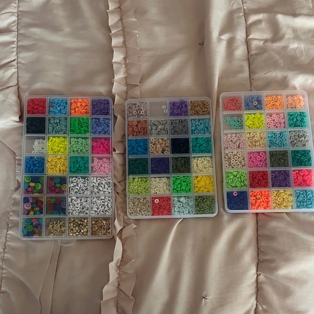 Colorful Bead Organizer Set